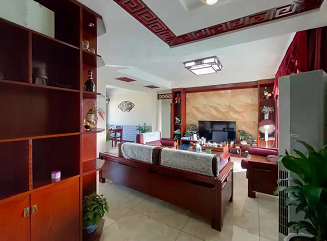 全屋红木家具20万 南北双阳台装修，68.8万