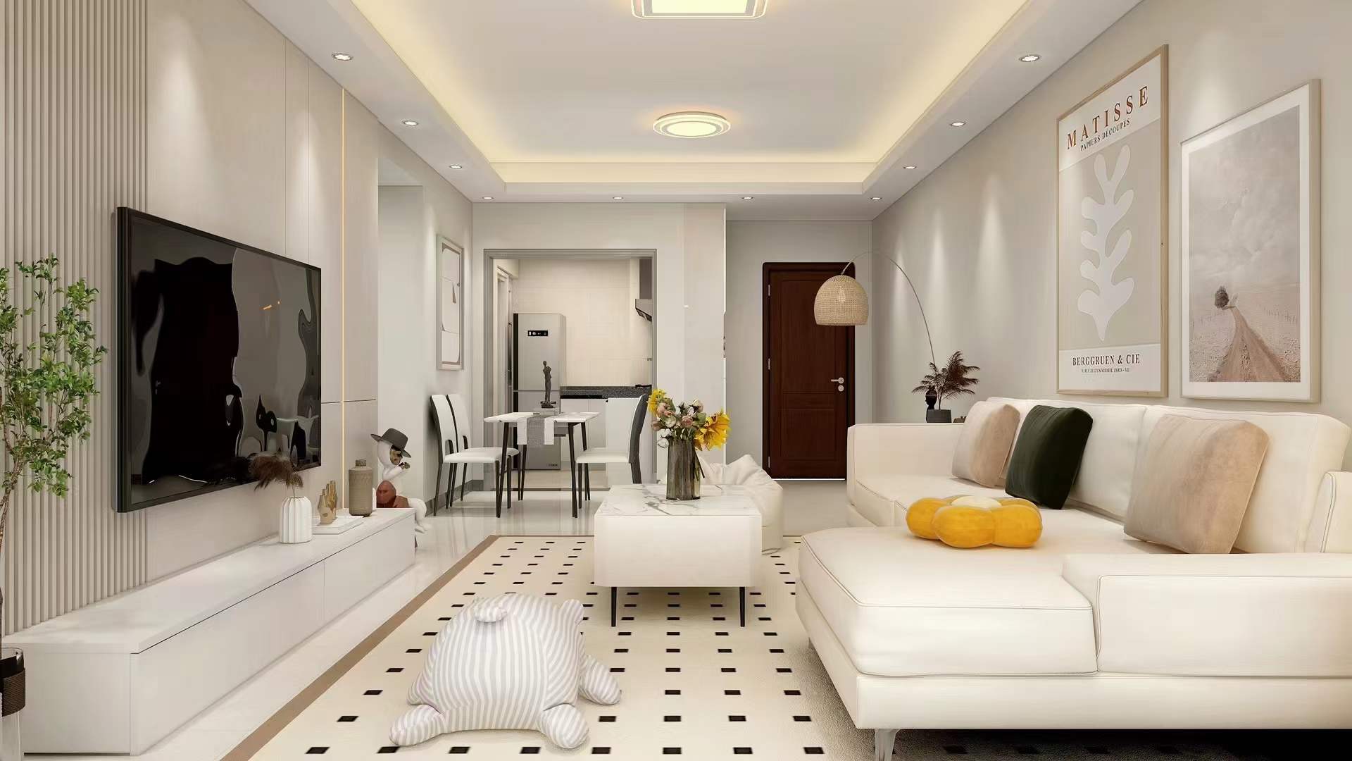 沃尔玛旁『南洋金融公寓』朝南大2房，仅售：43.8万